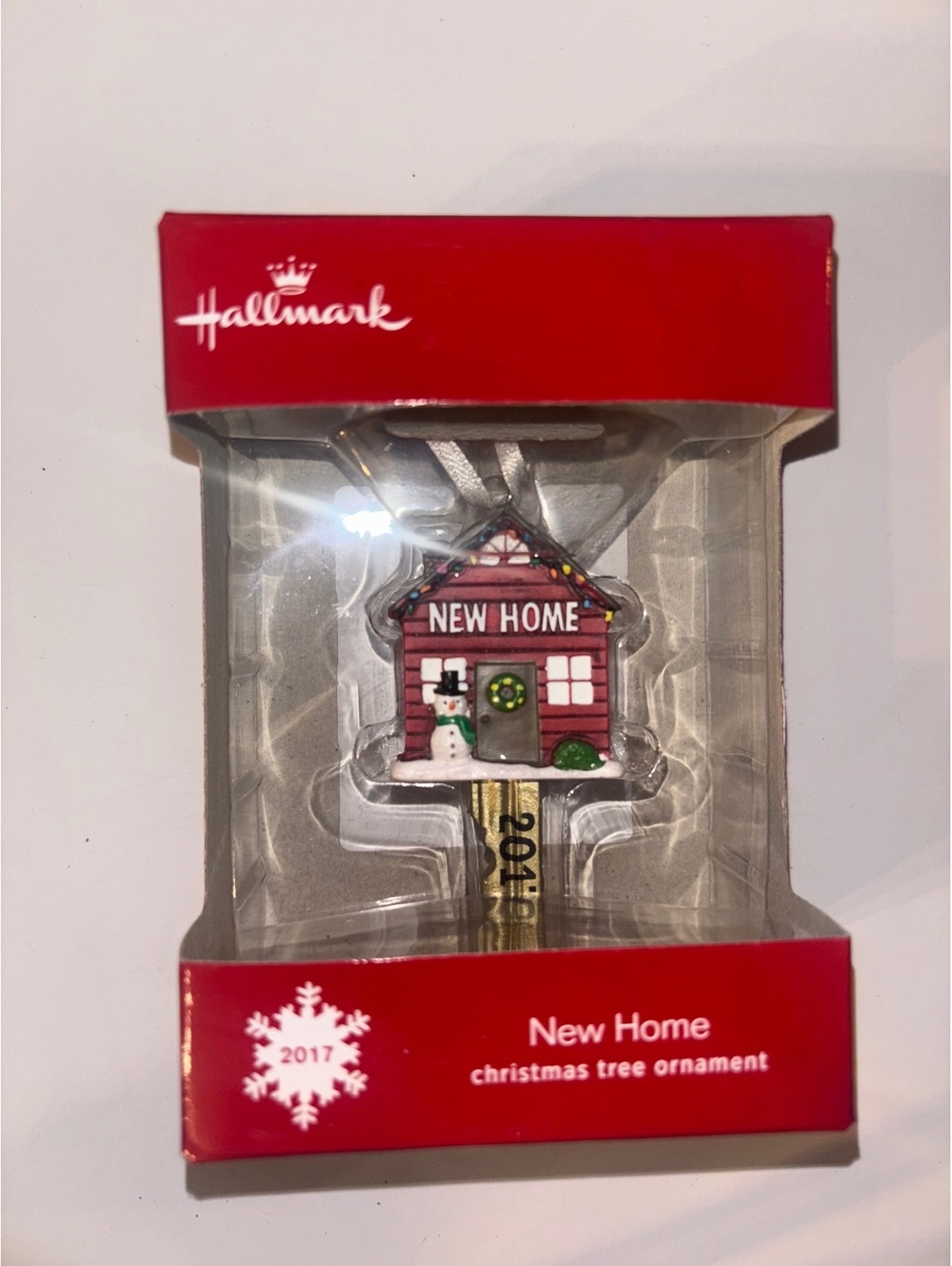 Hallmark 2017 New Home Christmas Tree Ornament House Dated Keepsake In Box